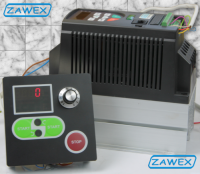 Zadajnik panelowy ZAD1-ECO z falownikiem SANYU SY6600 - podłączenie