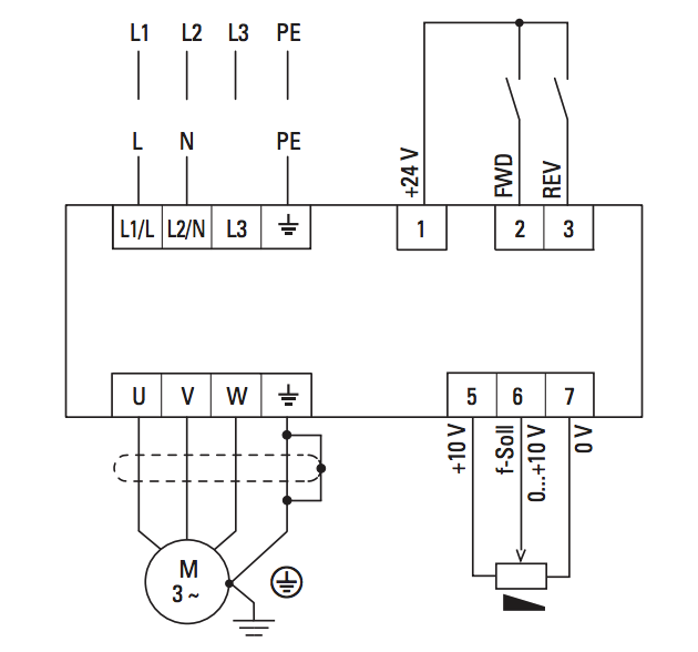 Schemat - EATON DC1