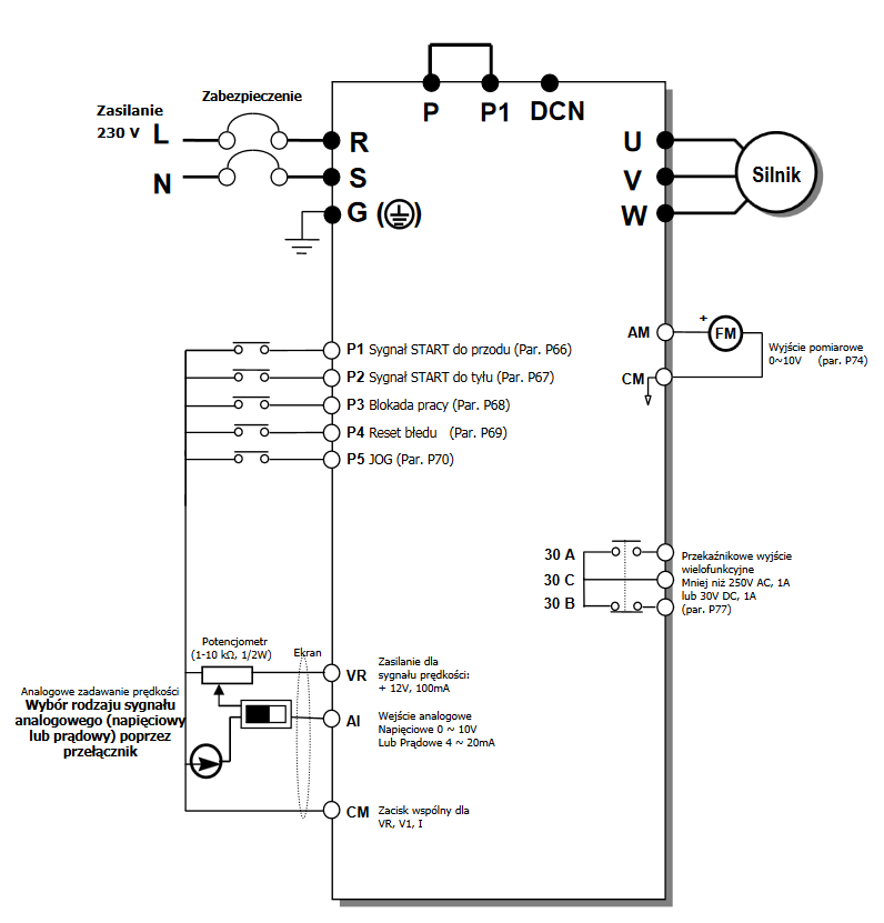 LG iG5a - schemat falownika